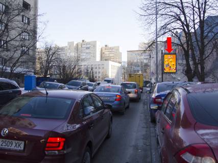 Ситилайт  в Киеве, 1.8x1.2  Кловський узвіз 24 - Князів Острозьких вул. (Московська), в сторону вул. Московської фото 1