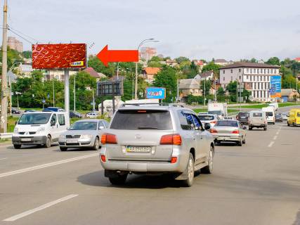 Билборд B в Киеве просп. Валерія Лобановського (Червонозоряний), 82 / Холодноярська вул. (Кайсарова)., виїзд на Лобановського пр. (кол. Червонозоряний пр.), вініл фото 1