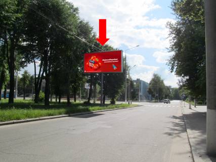 Билборд B в Виннице, 3x6  Стрілецька вул. (кол. Червоноармійська вул.), 48 / Замостянська вул. (кол. 50-річчя Перемоги вул.), в центр фото 1