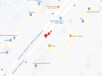 Билборд B в Луцке Соборності пр., 3 схема