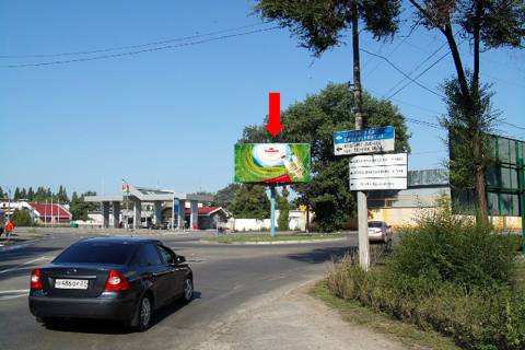 Білборд, Бігборд (Борд)  A у Кременчуці, 3x6  Леонова вул. - Ярмаркова вул. Фото 1