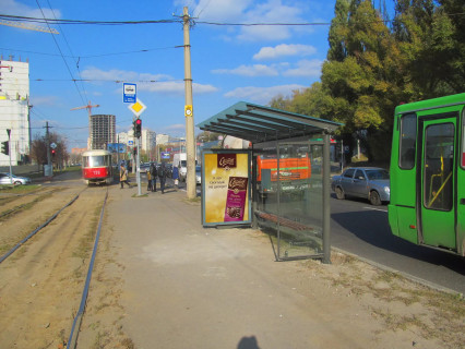Ситилайт A в Харькове, 1.8x1.2  Клочківська вул., 111а, (2), зупинка "Херсонська вул." фото 1