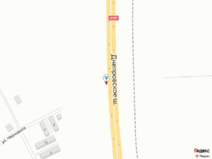 Билборд B в Киеве, 6x3  Новообухівська траса (Дніпровське шосе), перед  АЗС "ОККО", в м.Київ схема