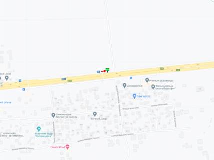 Билборд B в Киеве Брест-Литовське шосе, зупинка "Пролісок" схема