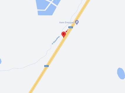 Билборд A на трассах Днепровской области, 6х3  Автошлях Дніпро - Харків (М-29), розвилка на с. Губиніха та с. Вільне, поряд з постом Поліції та АЗС АМІК, рух у бік м. Самар (Новомосковськ) схема