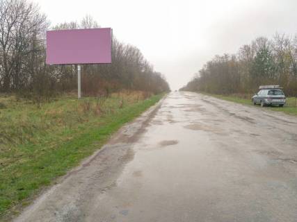 Билборд B в Борщеві, 3x6  в'їзд у місто, з боку Мушкатівки фото 1