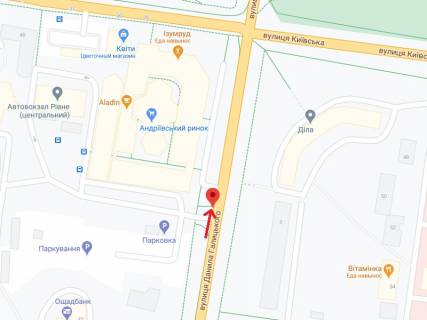 Призма B в Ровно Галицького вул., 1 - 297640 схема