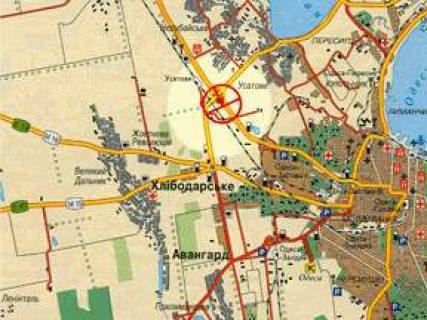 Билборд A в Одеських трасах, 3x6  Київське шосе - Об'їзна дорога, конюшинний міст, (1) схема