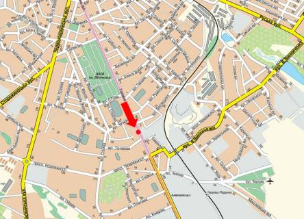 Ситилайт  в Черновцах, 1.8x1.2  Головна вул., 120, навпроти магазину "Захід", з центру схема