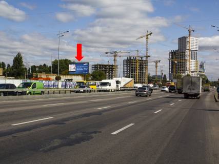 Билборд B в Киеве, 3x6  Бажана пр. - вул. Чернігівська, ст.м. "Вирлиця", навпроти АЗС "Glusco", в сторону Харківської пл., аеропорту Бориспіль фото 1