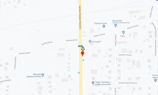 Билборд B в Хмельницком, 3х6  вул. Західно-Об'їздна (Геологів) схема