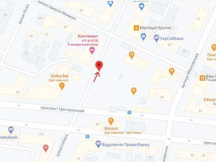 Ситискролл A в Николаеве Соборна вул. (Радянська) ., 9 схема