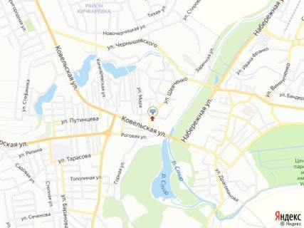 Билборд B в Луцке Шевченка вул. - Товарова вул., Завод "Електротермометрія" схема