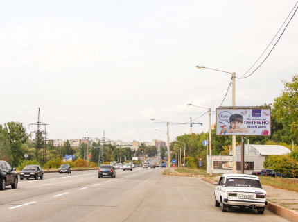 Билборд A в Харькове, 3x6  Полтавський Шлях вул. - Магістральний проїзд, в центр фото 1