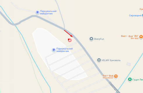 Видеоборд A в Буковеле, 3x6  Буковель, парковка (Пакет Мінімальний, доступний до продажу за умови придбання медіафасаду або іншого пакета) - 669505 схема