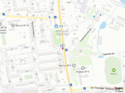 Prismatron, Prism B in Zhytomyr, 6x3  Pokrovs'ka st. (Sorsa st.), 131 (Osadbank, market "VOPAK", Agrotehnicnij koledz, ATB-market), v napramku z centra - 254155 scheme