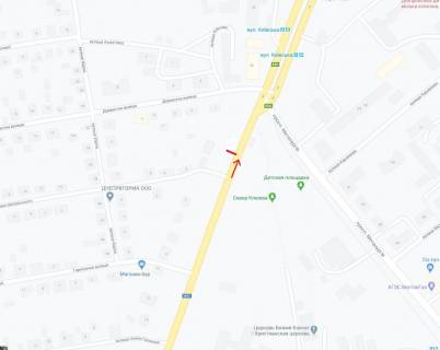 Билборд B в Днепр (Днепропетровск) Київська вул., Біля ТЦ КИЇВСЬКИЙ, перед просп. Івана Мазепи (Петровського) схема