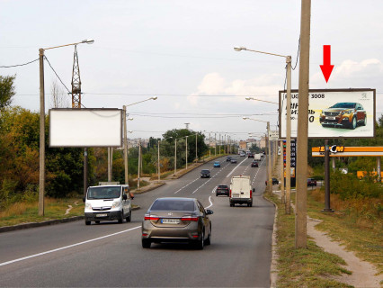 Билборд A в Харькове, 3x6  Полтавський Шлях вул. - Гуківський міст, в центр фото 1