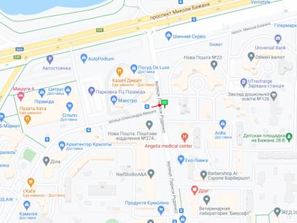 Призма A в Киеве Руденко вул., 3В - 333256 схема