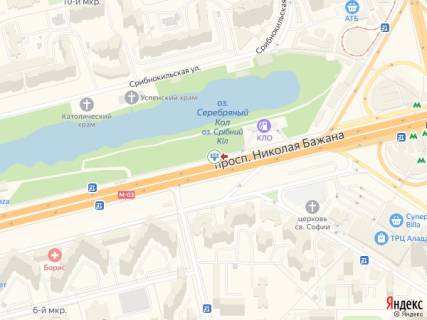 Призма A в Киеве Бажана пр., 1Д, АЗС "КЛО", в центр - 291228 схема