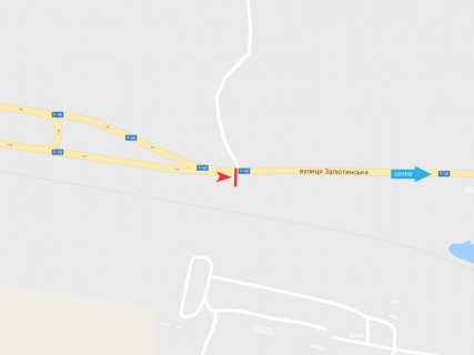 Білборд, Бігборд (Борд)  A у Харкові, 3x6  Залютинська вул., (2), в місто схема