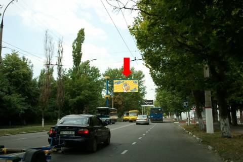 Билборд  в Херсоне, 3x6  Кулика вул. / Тираспольська вул., біля АЗС "Лукойл" (флажок) фото 1