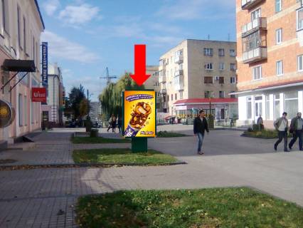 Ситилайт B в Сумах, 1.8x1.2  9-го Травня пр. / Воскресенська вул. (кол. Фрунзе вул.), навпроти Укрсиббанку фото 1