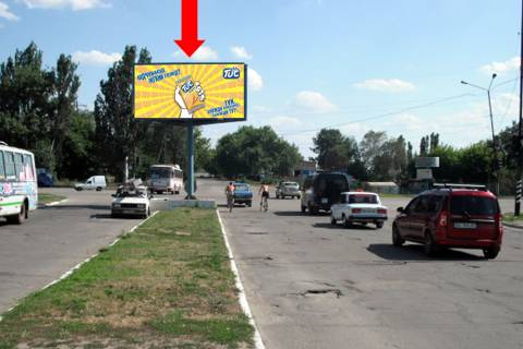 Билборд  в Александрии, 3x6  Героїв Сталінграду пр. / Соборний пр. (кол. Леніна пр.), роздільник фото 1