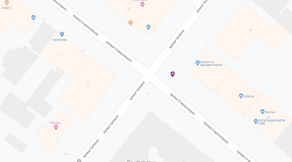 Беклайт A у Дніпро (Дніпропетровськ) Старокозацька вул. (Комсомольська) - вул. Троїцька (Червона), 3-Б схема