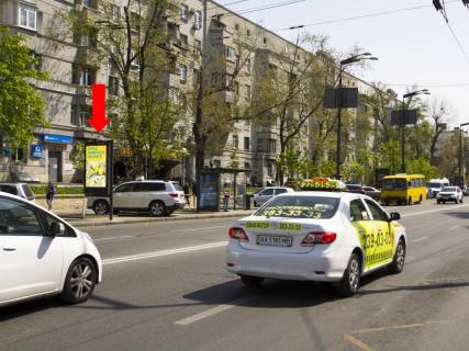 Сiтiлайт  у Києві, 1.8x1.2  Мазепи вул., 3, ст. м. "Арсенальна", в сторону пл. Слави Фото 1
