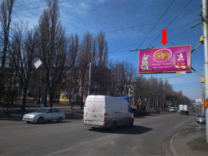 Билборд  в Кременчуге, 3x6  Московська вул. / Свободи пр. (кол. 60-річчя Жовтня вул.), біля АЗС фото 1