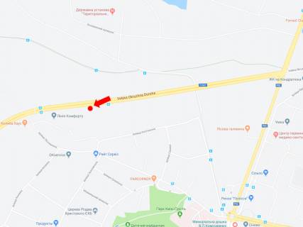 Билборд  в Киеве, 3x6  Велика Кільцева дорога, 1 км. від Мінського пр. в бік Пущі Водиці, вул. Міська схема
