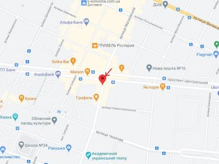 Ситилайт A в Николаеве Центральний просп. (Леніна просп.). - Маріупольська вул. (Московська)., 39 схема