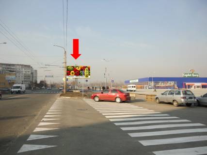 Билборд  в Сумах, 3x6  Героїв Крут вул. (кол. Черепіна вул.) / Лушпи пр., біля АЗС "Marshal" фото 1