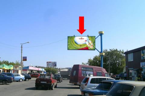 Билборд A в Кропивницкий (Кировоград), 3x6  Кропивницького вул., біля АЗС, Авторинку, ТЦ "Тарон" (флажок) фото 1