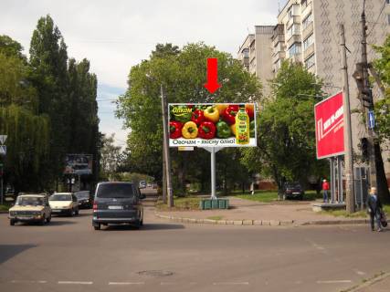 Билборд A в Черкассах, 3x6  Добровольського вул. / Благовісна вул., в бік супермаркету "Прем''єр" фото 1