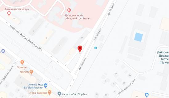 Бэклайт A в Днепр (Днепропетровск), 3.14х2.32  3-ї Штурмової Бригади (колишня 6-ї стрілецької дивізії), в районі перетину з просп. Дмитра Яворницького (Карла Маркса), напрямок руху в центр схема