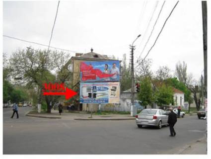 Билборд A в Николаеве В. Морська вул. - Микільська вул., нижній фото 1