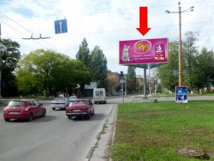 Билборд A в Кропивницкий (Кировоград), 3x6  Чикаленка вул. (кол. Медведєва вул.) / Олефіренка вул. (кол. Фрунзе вул.), супермаркет "АТБ", парк "Ковалівський" фото 1