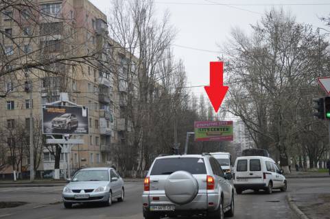 Білборд, Бігборд (Борд)  B у Одесі Сім’ї Глодан вул. (Ільфа і Петрова)., 21 - Князя Ярослава Мудрого просп. (Академіка Глушка просп.)., 25 Фото 1