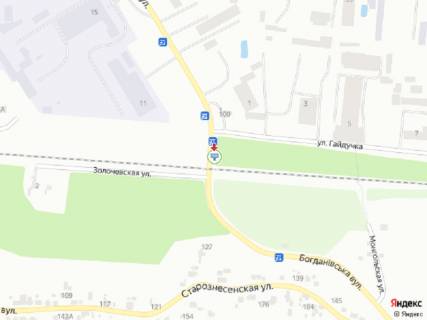 Билборд B в Львове Богданівська вул., 95, в сторону району "Тракт Глинянський", вул. Личаківська, м. Винники схема
