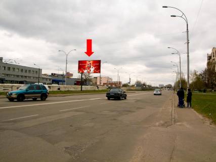 Билборд  в Киеве, 3x6  Корольова пр., 11, біля супермаркету "Сільпо", в сторону вул. Симиренка фото 1