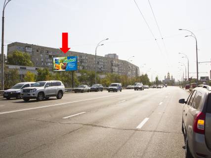 Билборд  в Киеве, 3x6  Героїв полку «Азов» вул. (Маршала Малиновського)., 9, біля супермаркету "Сільпо", в сторону ст.м. "Оболонь" фото 1