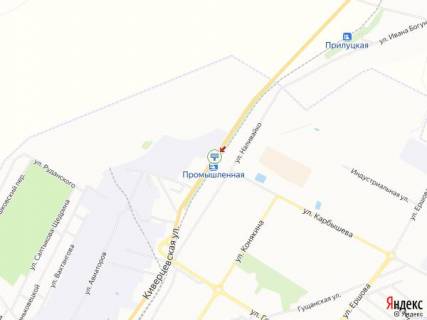 Билборд B в Луцке, 3х6  Ківерцівська_оптова база_УА Брук_промзона_в центр схема