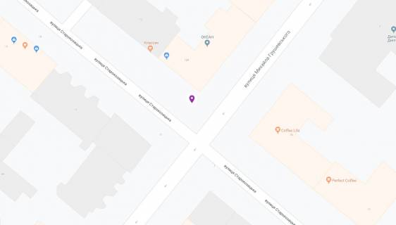 Беклайт A у Дніпро (Дніпропетровськ) вул. Михайла Грушевського (Карла Лібкнехта) - Старокозацька вул. (Комсомольська), 12А схема