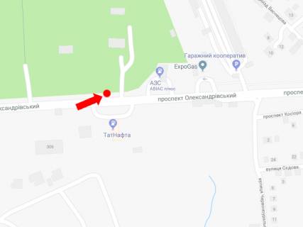 Билборд  в Харькове, 3x6  Олександрівський пр., 2, в бік просп. Героїв Харкова (Московський) схема