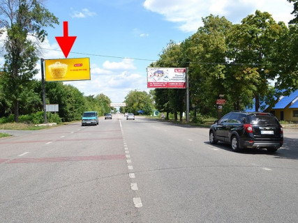 Билборд B в Лесном, 3x6  Харківське шосе, пост ДАІ, с. Лісне, (2), виїзд з міста фото 1