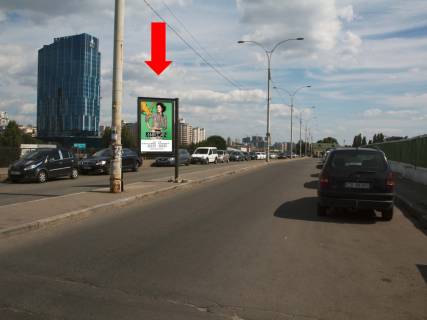Ситилайт A в Киеве, 1.8x1.2  Вокзальна вул., до Гетьмана Павла Скоропадського вул. (Льва Толстого) з боку Центрального ж / д вокзалу фото 1