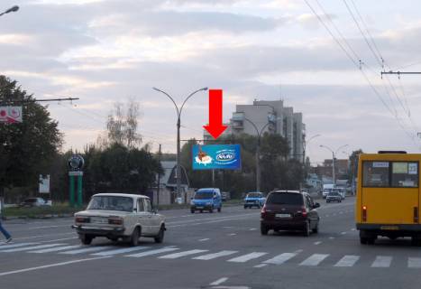 Билборд  в Сумах, 3x6  просп. Перемоги (Курський просп.). / Героїчна вул., біля автосалону "Skoda" фото 1