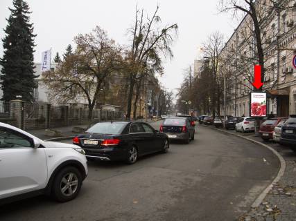 Ситилайт  в Киеве, 1.8x1.2  Кловський узвіз 29/3 - тупик Фортечний (тупик Тверський)., в сторону вул. Інститутської фото 1